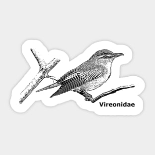 Bird Families - Vireonidae Sticker